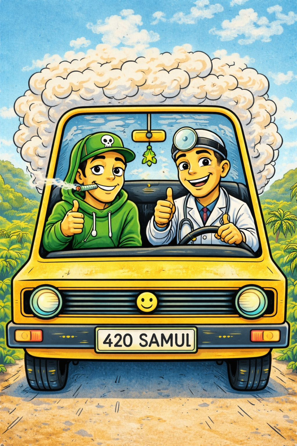 Holly Smoke Farm grower and doctor — craft cannabis Koh Samui Thailand